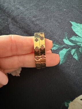 Tory burch hoop earrings